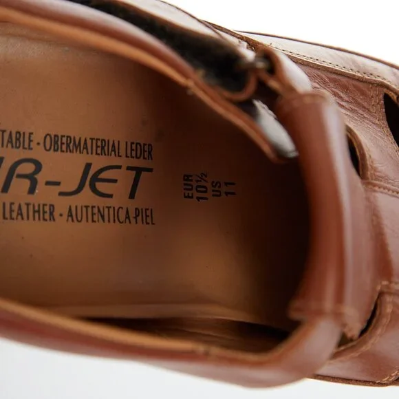 MEPHISTO Tarek Air-Jet Genuine Leather Fisherman Sandal Men's 11 - Picture 7 of 8